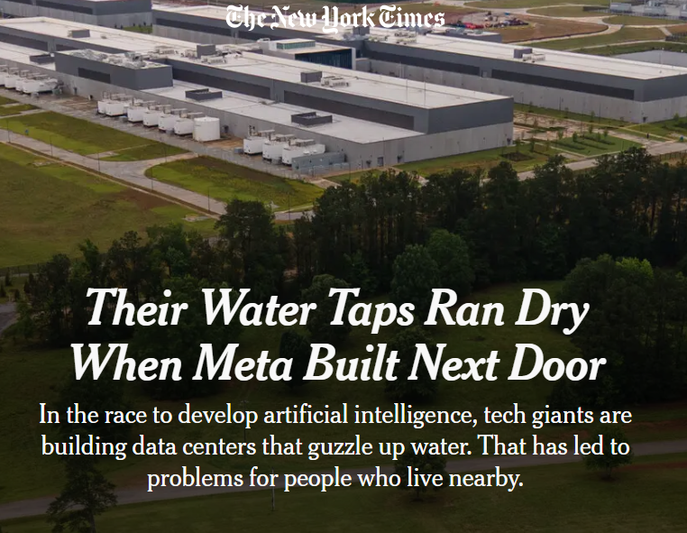 New York Times newspaper graphic with white text.